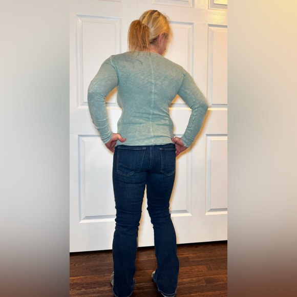 Free People Long Sleeve Henley Top - Picture 4 of 6